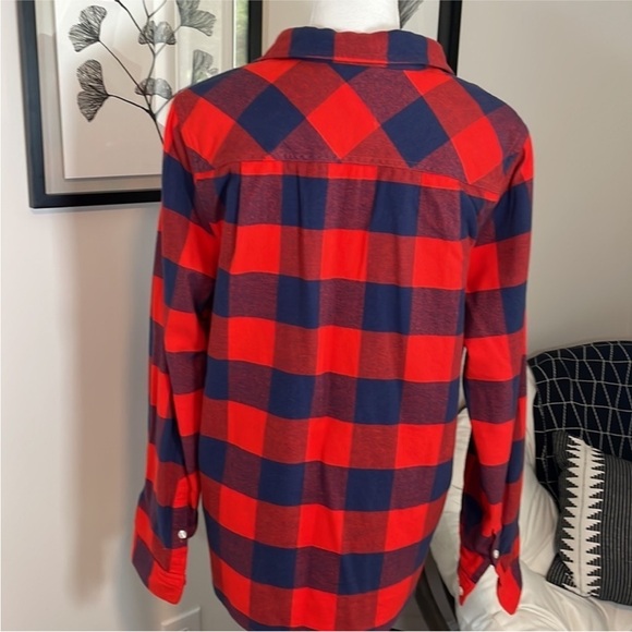 J. Crew Factory Outlet buffalo check flannel shirt - Picture 6 of 8